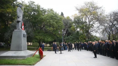 Bir millet, iki devlet tek yürek oldu... Büyük Önder Atatürk Bakü'de anıldı!