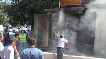Trafo cayır cayır yandı! Iğdır’da paniğe neden oldu