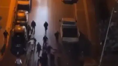 Silahlı çatışmanın ardından bölgede tansiyon yükseldi.. O anlar kamerada!