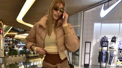 Markasını tanıttı, şıklığıyla büyüledi! Şevval Şahin AVM’de görüntülendi