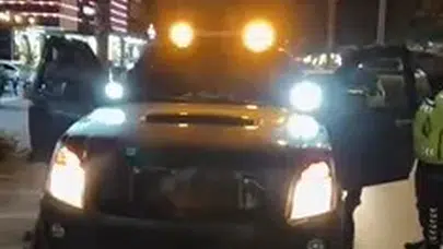 Yetkisiz çakar kullanımı pahalıya patladı...Dudak uçuklatan ceza kesildi!