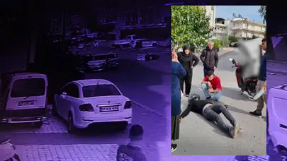 Motosikletli kahraman oldu...Çocuğu teselli edişinin sebebi yürek burktu!