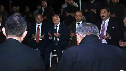 AK Parti heyetinden, şehit pilotun baba ocağına vefalı ziyaret!