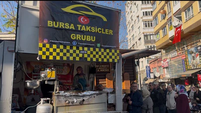 Bursa’da gönülleri birleştiren organizasyon: Taksicilerden birlik mesajı!