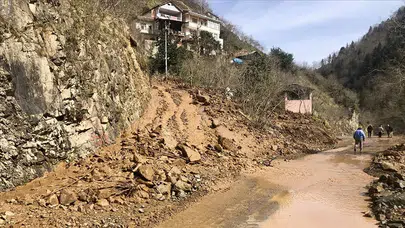 Düzce’de doğa felaketi! Cep telefonu kamerasında can pazarı