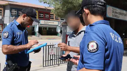 Mardin’de okul çevrelerinde dikkat çeken güvenlik mesaisi