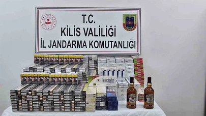 Kilis’te durdurulan araçtan çıkanlar şaşkınlık yarattı!