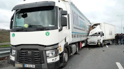 Otoyolda ölüm manevrası! Geri giden tır felaketi getirdi...