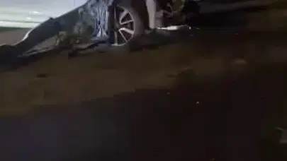 Direksiyon hakimiyetinin kaybolduğu kritik an... Çarpışmanın yansıdığı saniyeler kamerada!