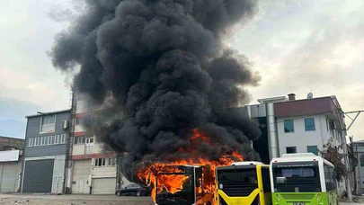 Bakım atölyesinde alev dehşeti: İtfaiye alevleri zorlukla durdurdu!