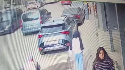 Direksiyon başında uyuyakaldı, önüne geleni ezdi geçti! O anlar güvenlik kamerasında...