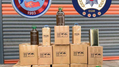 Efeler’de kaçak yağ taşıyan araca dudak uçuklatan ceza!