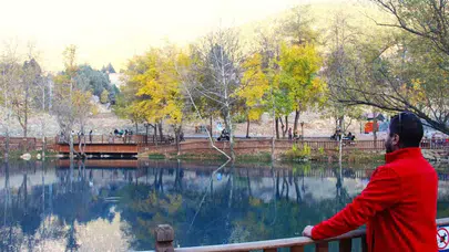 Kahramanmaraş’ın gizli cenneti Yeşilgöz bu kez farklı renklerle şaşırttı