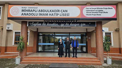 Bursa jandarmasından şehit kızına anlamlı 24 Kasım ziyareti