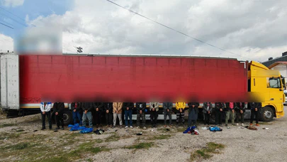 Durdurulan tırın dorsesinden çıkan manzara polis ekiplerini bile şaşkına çevirdi!