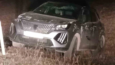 Böylesi görülmedi! Şarampole uçtu, hava yastıkları açılmadı ama...