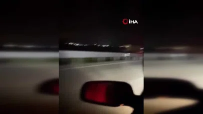 Seyir hâlindeki tır bir anda alev aldı: Yolda panik anları