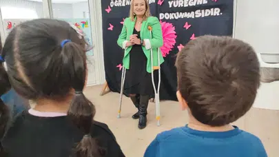 Doğuştan engelli Hilal Hoca, azmiyle zirveye ulaştı!