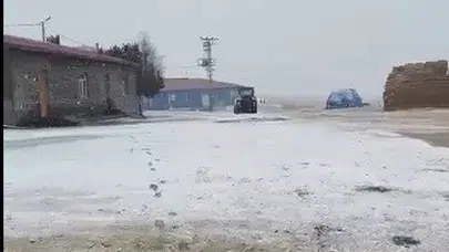 Yüksek kesimler beyaza büründü, hava sıfırın altına düştü!