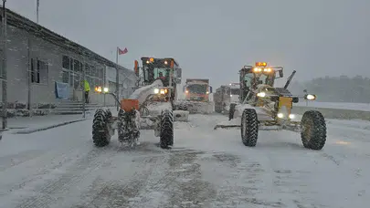 Kış bastırdı, ekipler durmadı: Turuncu ekipler iş başında! Uraloğlu açıkladı
