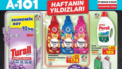 A101 aktüel kataloğunda Persil sıvı deterjan fırsatı! A101 aktüel indiriminde bugün son gün!