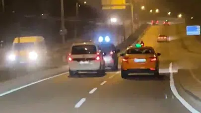 Arnavutköy’de hız, kamera, aksiyon... Sürücüden Hollywood dublörü performansı!