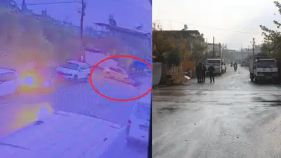 Kırıkhan’da korku dolu anlar! Motosiklet otomobile böyle çarptı