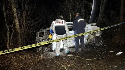 Genç sürücünün aracı alev aldı: Feci kaza can kaybıyla sonuçlandı!