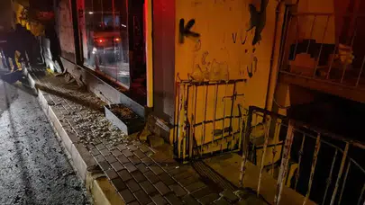 Çatlama sonrası kabus! Sarıyer’de bina gecekonduya yaslandı