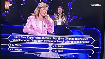 Kim Milyoner Olmak İster’de sorulan haçapuri sorusunun cevabı ne? Varna mı, Adina mı, Batum mu, Bakü mü?