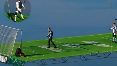 Boytsov’dan imkânsız gösteri: Yerden 1.800 metre yukarıda maç!