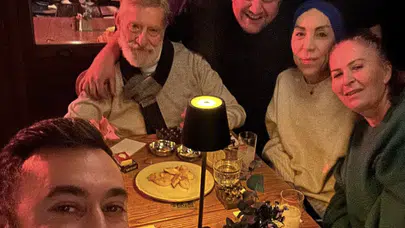 Yeşilçam efsaneleri aynı karede: Ahmet Mekin, Leman Sam ve Ferdi Argon’dan sürpriz buluşma