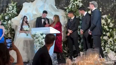 Samet Akaydin ile Hazal Çağlar evlendi, şahit tercihi tartışıldı