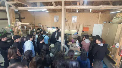 Öğrencilerden Anatolian Harps’a ziyaret: Arp sanatına ilham veren buluşma