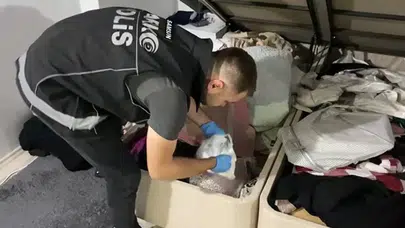 Samsun’da uyuşturucu tacirlerine darbe...Baza altı her şeyi ele verdi!