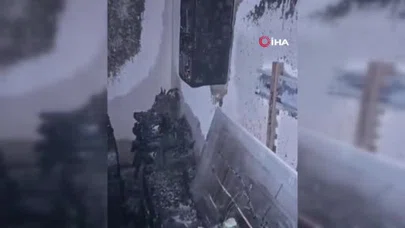 Beypazarı’nda alevler yükseldi: Ev kullanılamaz hale geldi!