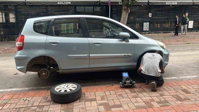 Alanya’da gece dehşeti: Park halindeki 20 aracın lastikleri bıçakla kesildi!