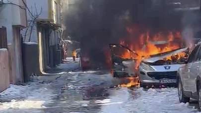 Batman’da don faciası: Çalışmayan araç alevlere teslim oldu!