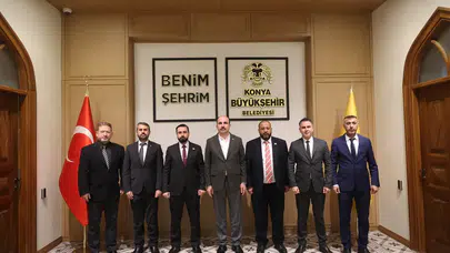 Suriyeli Heyet, Konya Modeli Belediyeciliği incelemek üzere Konya’da bulundu