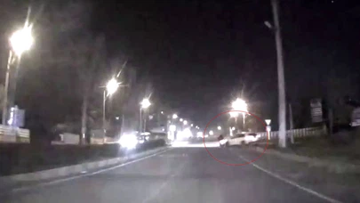 Motosikletliyi ezdi, durmadan kaçtı! Tekirdağ'daki korkunç anlar kamerada...