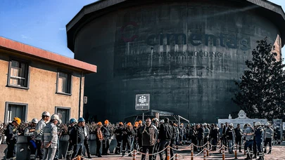 İzmir’de çimento fabrikasında nefes kesen tatbikat: Gerçeğini aratmadı!