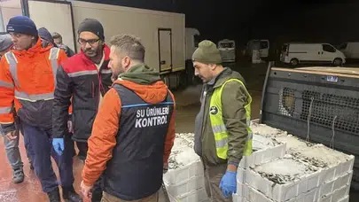 Şafak vakti yakalandılar! Balık halinde kaçak avcılık