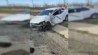 İki araç çarpıştı, yaralılar yola savruldu: Arpaderesi mevkisinde büyük kaza!