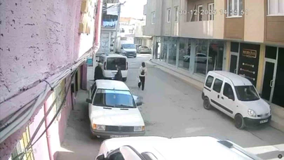 Unutkan şoför, genç kızı unufak etti! Yer çekimi testi anbean kamerada...