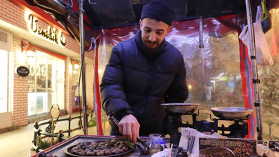 Eskişehir’de eksi 7 derecede kestane mesaisi