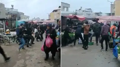 Irak’ta mülteci kampına ait pazar yerinde çıkan yangında 30'dan fazla iş yeri yandı