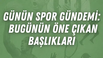 Günün spor gündemi, bugünün öne çıkan başlıkları: Trabzonspor’dan zorlu virajda 3 puan! Tekke’nin sözleri çok konuşulacak