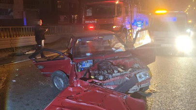 Bursa'da direksiyon hakimiyetini kaybetti, facia kapıdan döndü!