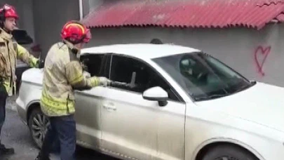 Minik kalp korkuyla çarptı... İtfaiye zamanla yarıştı, nefesler tutuldu!