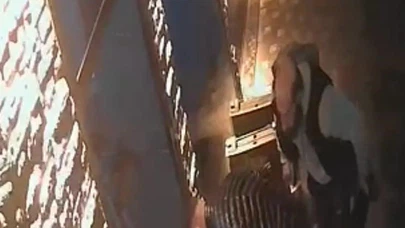 Kayseri’de esnaf boğazına şeker kaçan çocuğu heimlich manevrasıyla kurtardı... O anlar kamerada